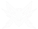A faint white line-art logo or emblem centered on a solid white background.