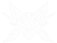 A faint white line-art logo or emblem centered on a solid white background.